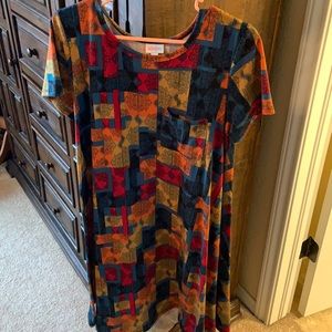 S multi colored Carly dress.